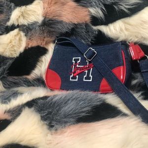 Vintage mini denim TommyGirl shoulder bag